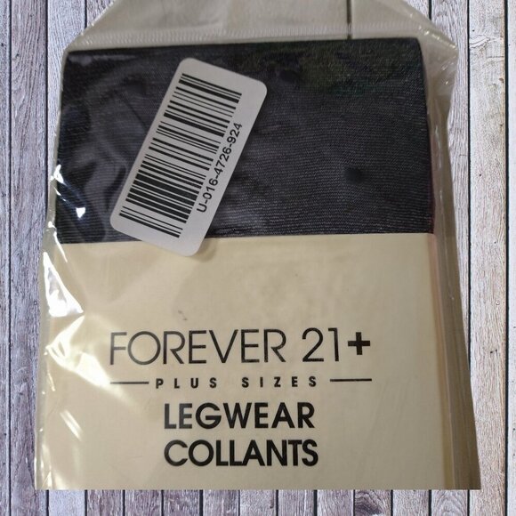 Forever 21+ Plus Sizes Legwear Tights Patterned Hosiery XL/1X - Picture 2 of 4